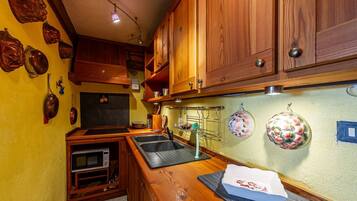 Kühlschrank, Mikrowelle, Herdplatte, Geschirrspüler