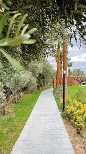 Property grounds - The Majestic Villa: Secluded, Heated Pool, Central (Marrakech)