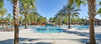 Beautiful pool home, resort with lots of amenities, close to attractions!