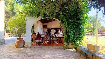 Opções para refeição ao ar livre