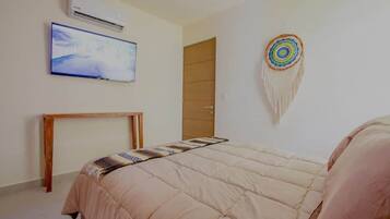 2 Schlafzimmer, Zimmersafe, Bügeleisen/Bügelbrett, kostenloses WLAN