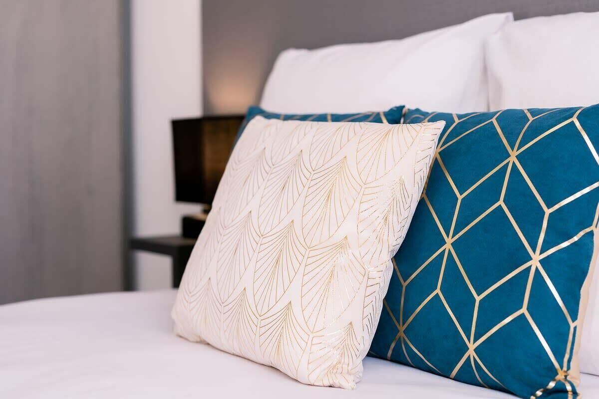 3 soverom, strykejern/-brett, reiseseng for barn og wi-fi