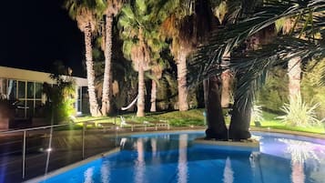 Una piscina riscaldata