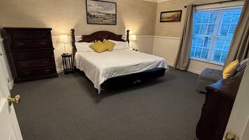 1 bedroom, iron/ironing board, travel crib, free WiFi