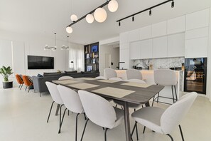 Dining - Luxury villa Aurora with pool & large patio (Okrug Gornji)