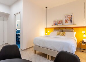 Basic Studio | Egyptian cotton sheets, premium bedding, individually decorated - Ghiberti - Quiet studio (Trieste)