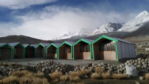Front of property - Nirvana Resort At Pangong Beach  (Leh)