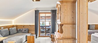 Appartement de vacances "Haus Alpenquelle Seeblick" avec vue montagne, balcon et Wi-Fi