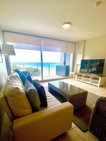 Apartamento Deluxe, 1 habitación | Sala de estar