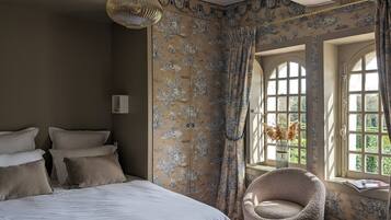 Chambre Double Supérieure, salle de bains attenante, vue parc (N°3) | Rideaux occultants, Wi-Fi gratuit