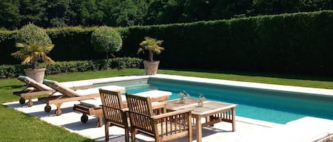 Seasonal outdoor pool