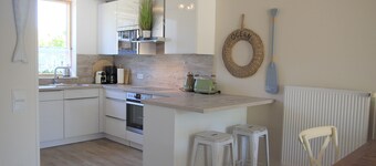 Ferienhaus mit 3 SZ, 2 Bädern, Garten, Terrasse, Kinderzimmer Haustierfreundlich