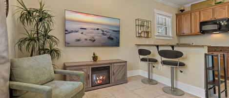 智能电视、壁炉、打印机