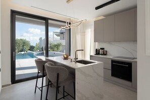 Deluxe-Villa | Eigene Küche | Hochstuhl