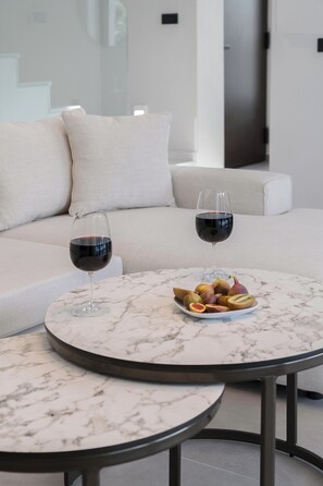 Superior Villa | Living area - Kymothoe Elite Villas (Zakynthos)