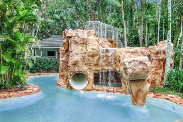 Indoor pool, a heated pool