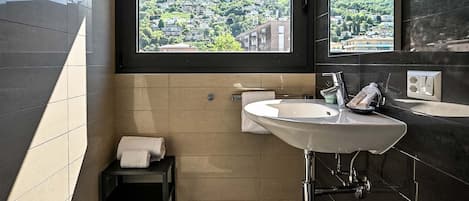 Departamento, 3 habitaciones, balcón, vista al jardín | Baño