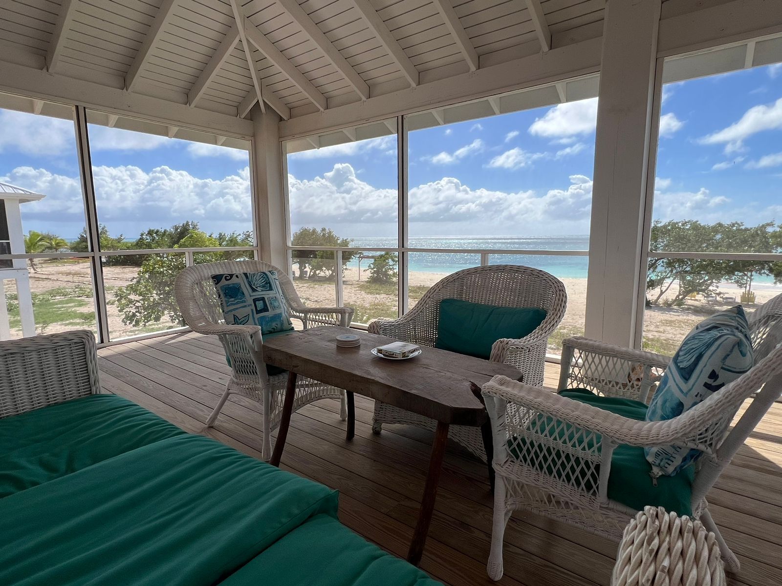 Premium Cottage, 1 King Bed, Beach View | Terrace/patio