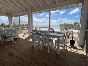 Premium Cottage, 1 King Bed, Beach View | Terrace/patio