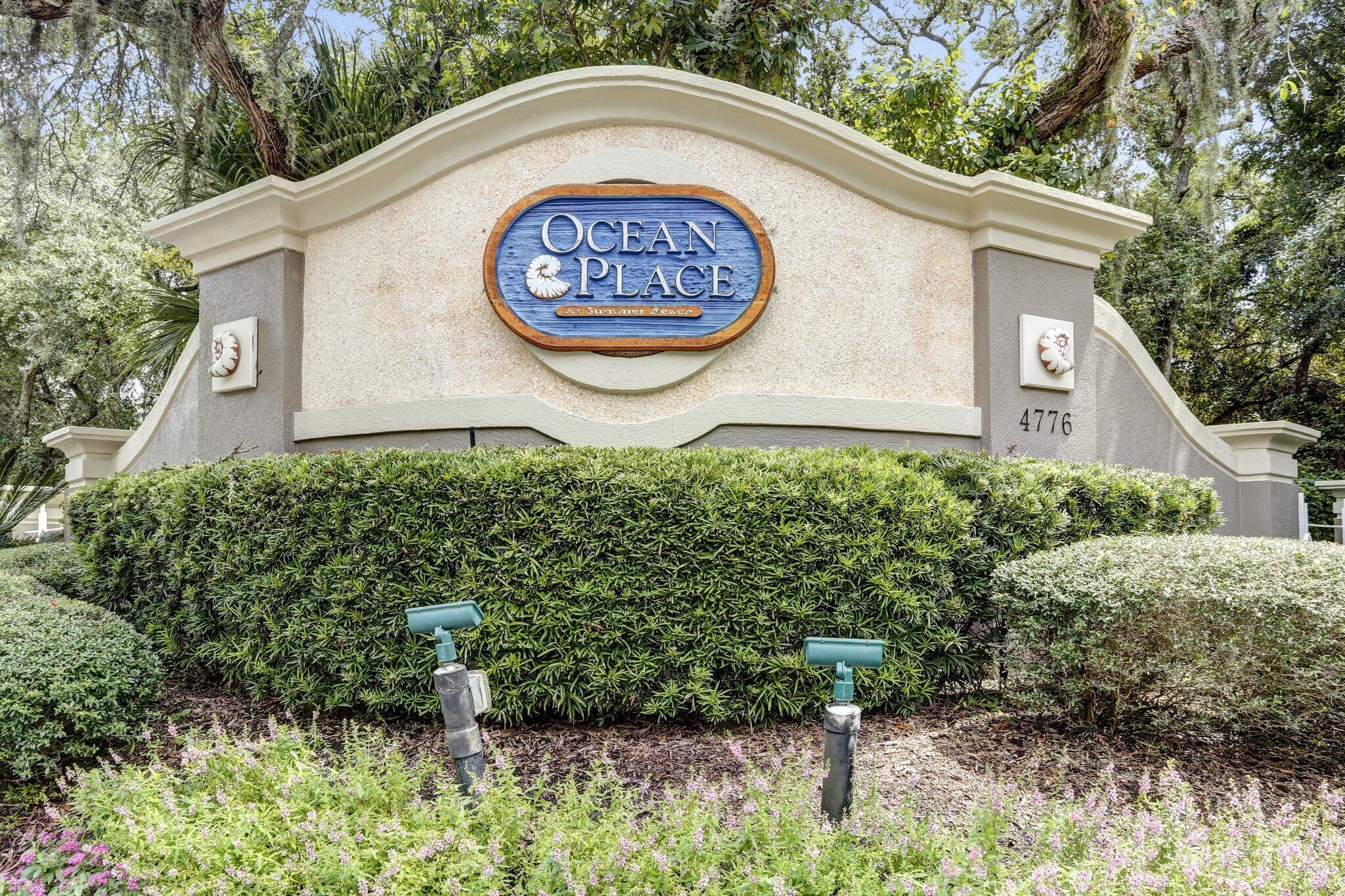 Segnaletica per Ocean Place con il numero 4776.