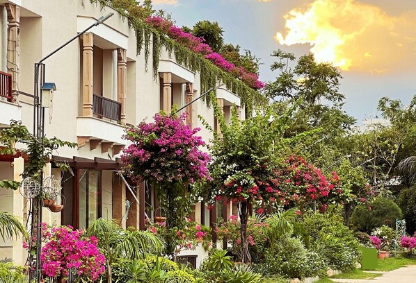 Fassade der Unterkunft