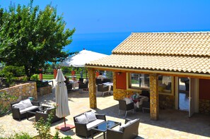 Apartment, 2 Bedrooms, Smoking, Balcony | BBQ/picnic Area - Pool Apartments With Panoramic Pelekas Beach View (Corfu)