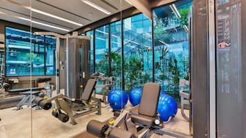 Apartment, 2 Bedrooms, Accessible, Balcony | Fitness facility