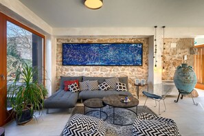 TV, fireplace - Villa Maxima Agri by Villas Guide (Porec)