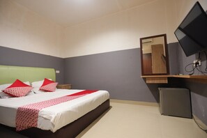Kamar Double Deluks | Wi-Fi gratis dan seprai linen