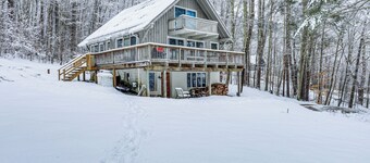 아늑한 버몬트 탈출, 스키장 근처 데크와!