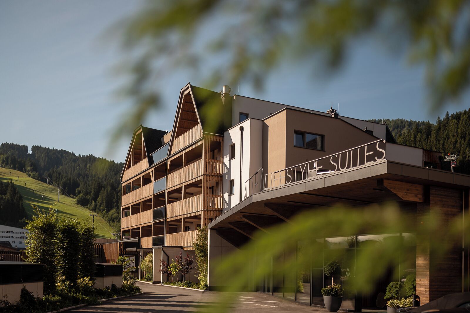 Fassade der Unterkunft