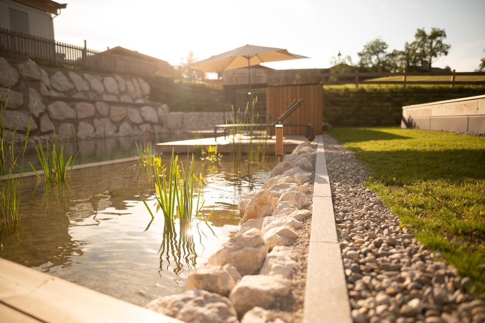 Indoor pool, seasonal outdoor pool, pool umbrellas, sun loungers