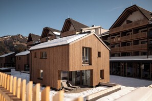 Chalet, 3 Bedrooms, Kitchen, Mountain View | Hypo-allergenic bedding, in-room safe, laptop workspace, blackout drapes - ADEA Lifestyle Suites (Fieberbrunn)