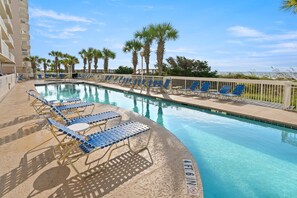 Indoor pool - This spacious corner condo is your beach vacation answer. | Crescent Shores N. - 501 (North Myrtle Beach)
