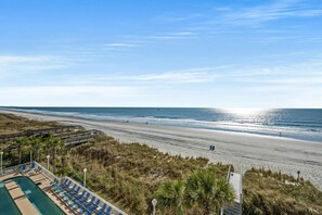 On the beach - This spacious corner condo is your beach vacation answer. | Crescent Shores N. - 501 (North Myrtle Beach)