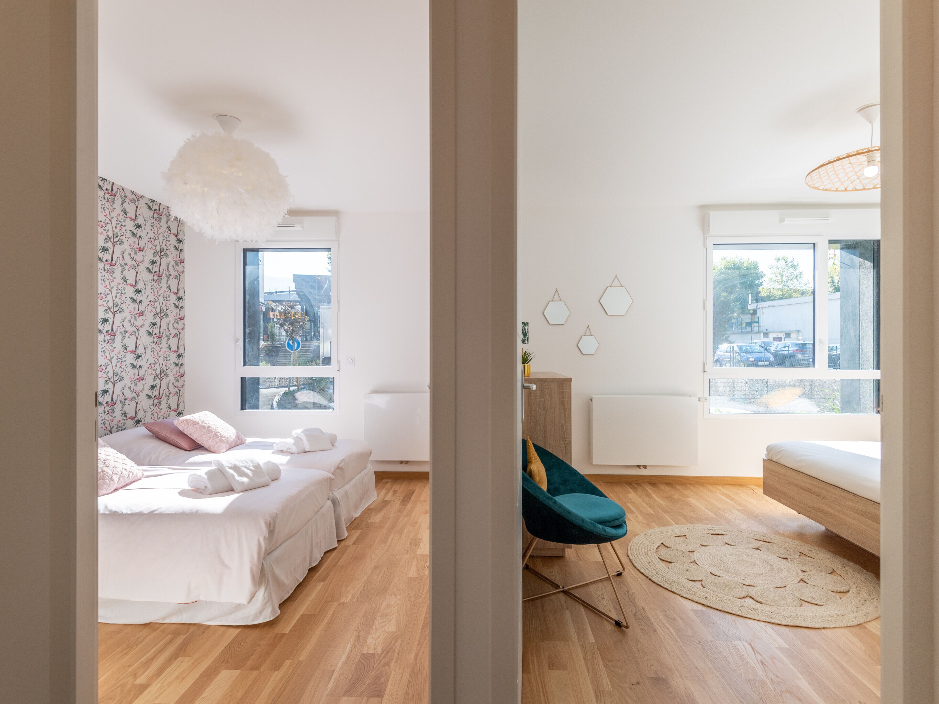 3 chambres, fer et planche à repasser, lit parapluie, Wi-Fi