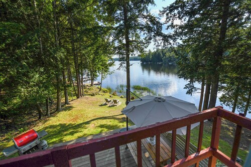 Pet-Friendly Storybook A-Frame with Lake Views & Private Waterfront