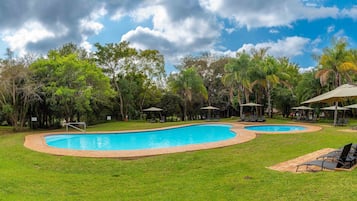 3 utendørsbassenger