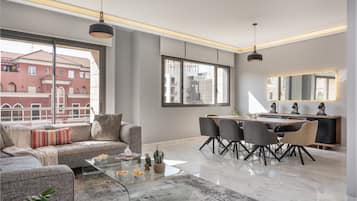 Apartamento elite, 2 quartos, vista para a cidade | 2 quartos, roupas de cama premium