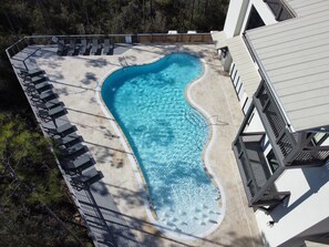 A heated pool - Coastal Pinewood Haven | 1BR Condo | Near Beach & Shops + Free Tickets! (Santa Rosa Beach)
