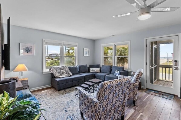 Téléviseur connecté, table de ping-pong