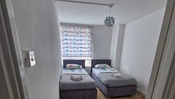 2 bedrooms, iron/ironing board, free WiFi, bed sheets