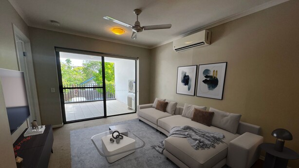 TV, offices - Comfortable 2BR Getaway in Cooper Plains with Parking (Coopers Plains)