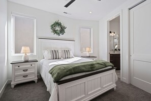 5 bedrooms, desk, iron/ironing board, travel cot