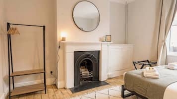 3 soverom, strykejern/-brett, reiseseng for barn og wi-fi (inkludert)