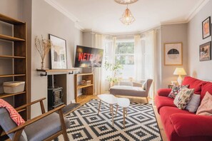 TV connectée, cheminée