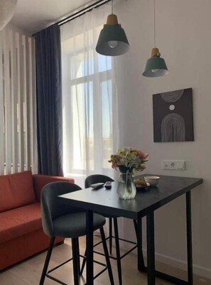 Dining - Apartments in Varlamova residential complex (Almaty)