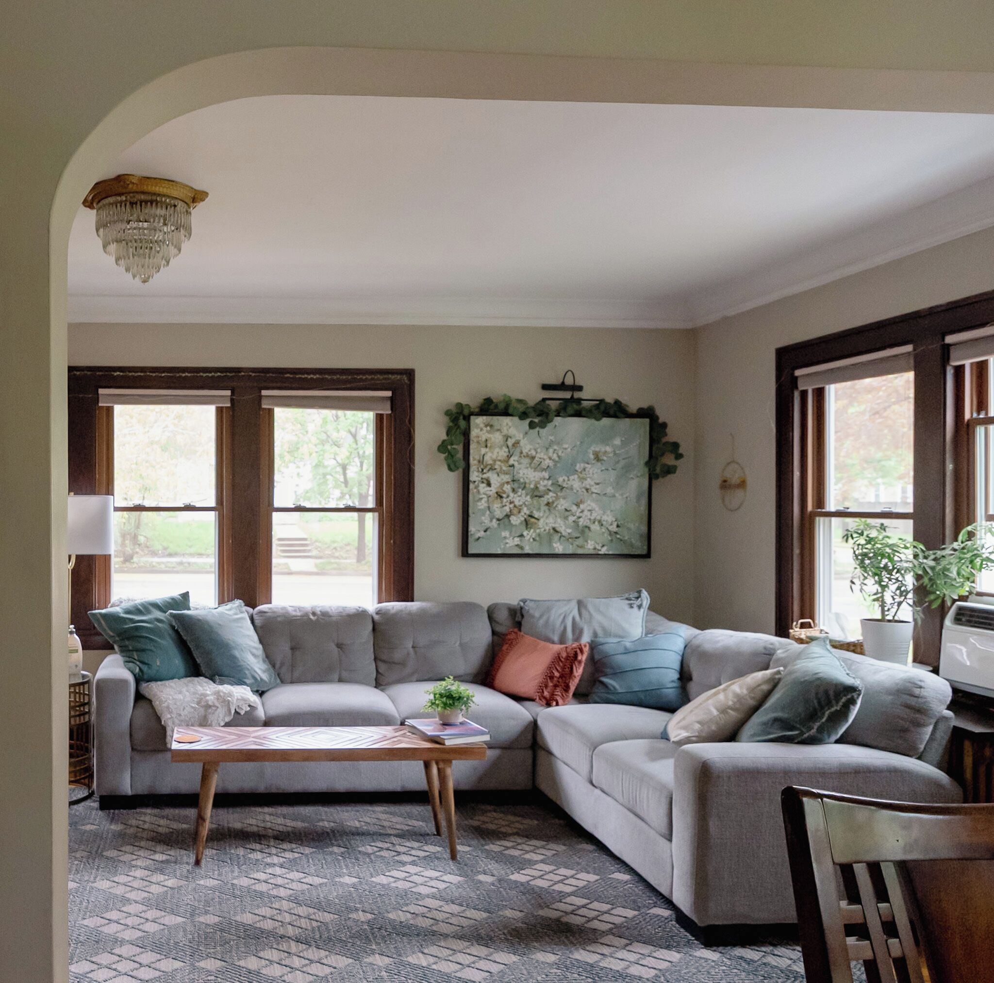 Älytelevisio, takka, kirjoja