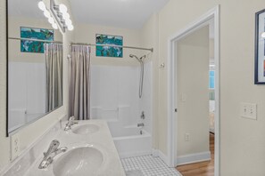 Eco-friendly toiletries, towels, soap, toilet paper