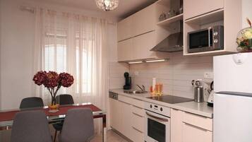 Apartment (Two Bedroom Apartment with Terrace) | Private kitchen | Fridge